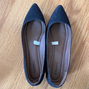 Black suede Merona flats